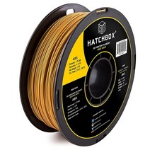 HATCHBOX ABS 3D 프린터 필라멘트 치수 정확도 + 0.03mm 1kg 스풀 1.75mm 레드, Gold