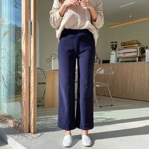 앤샵 여성용 기모 와이드 팬츠