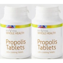 BeeVital Propolis Tablets 비바이탈 프로폴리스 1000mg 테블릿 120정 2병, x, 1개