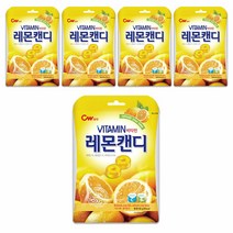 청우식품 비타민 레몬캔디 100g, 5개