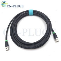 BNC 플러그-BNC 플러그 SDI 피그 테일. 카메라 RF 동축 케이블 Canare LV-61S 75ohm 비디오 신호 전송 라인, 02 black_16 15m