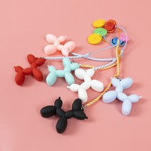 골프티걸이 티꽂이인형 티홀더 숏티 악세사리 캐디용품 필드용품 풍선강아지 6개 세트, 6가지 색상 세트(6개)