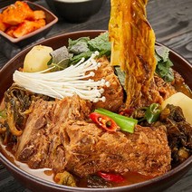 [통뼈감자탕 명가] 부산 20년 전통의 맛. 감자탕 1KG X 4팩(6인분), 1.보통맛 4팩, 4팩