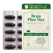 뉴트리랩스 브레인 포스 맥스 비타민E1000IU 토코페롤 비타민E컴플렉스