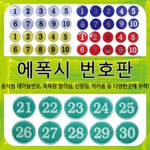 숫자스티커 테이블번호 번호 스티커 에폭시표지판 번호판 락카번호 스티커 음식점 식탁 번호 목욕탕 탈의실 신발장 번호 등으로 다양하게 사용하능한 숫자 스티커 입니다., F5000-BK (검정), 101~110