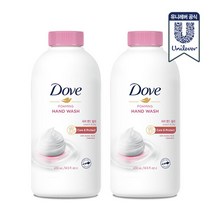 도브 포밍 핸드워시 피치 리필 430ml x 2개, 단품없음