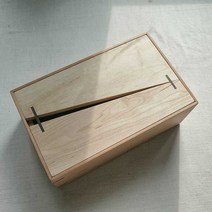 티슈 함 화장지 케이스 원목 메이플 디자인 창의적, 상세 페이지 참고, 티슈 박스 (내부 크기 21x12x7cm)
