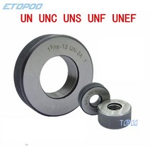 게이지 미국 표준 스레드 링 TPI 1/4 1/2 7/8 UNC UNF UNEF 세트당 2 개, 3.UNC3-8-16