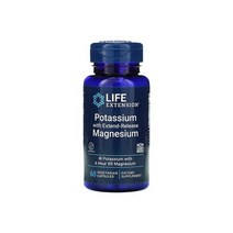 라이프익스텐션 Life Extension 마그네슘 칼륨 60캡슐 Life Extension Potassium with Extend Release Magnesium 60 cap, 1
