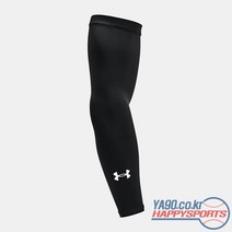 [당일출고][언더아머] 남녀공용 UA 팀 암 슬리브 1개입 1370982 (블랙 001), S/M