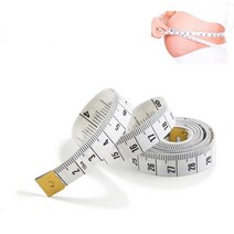 150 cm60 인치 블랙 휴대용 줄자 바디 측정 눈금자 재봉 재단사 미니 소프트 플랫 눈금자 센티미터 미터 측정 테이프, 흰색 1.5m 테이프