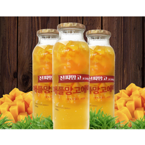 청학푸드 리얼 애플망고 수제청 홈카페 농축액 1병, 상세페이지 참조