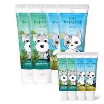 제니튼 닥터제니 주니어 치약 혼합 60g 4개+미니15gx4개, 본품4개+미니4개