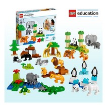 [레고에듀케이션] [레고]에듀케이션 45012 야생동물 동물원 ZOO 농장 정글 바다 북극, 상세 설명 참조