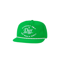[OKAYY x Diff Golf] 디프골프 클래식 로고 골프 스냅백(그린 블랙 화이트), Green, 1개