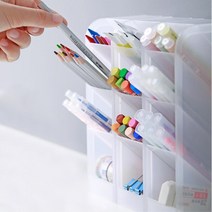 팬시점 문방구 색연필 볼펜 진열용 연필꽂이 펜꽂이 붓꽂이 연필정리 소품, 화이트