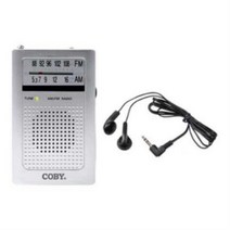 코비 휴대용 미니 라디오 CXPR30, 실버