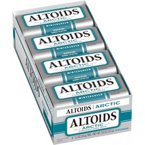 Altoids 미국산 알토이즈 아크틱 민트 윈터그린 싱글 사이즈 34g 8팩, 8개