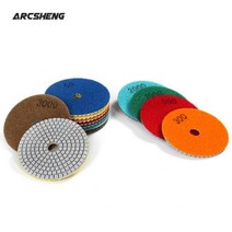 가성비 4인치 100mm 80mm 다이아몬드 습식 연마 패드 디스크 화강암 대리석 콘크리트 석재 연삭 공구, 10 3000_02 4 inch