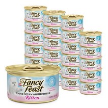 팬시피스트 키튼 텐더 흰살생선 고양이 주식캔, 생선, 2040g, 2개