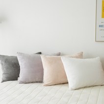 부드러운 소프트 밍크 극세사 베개커버 4color