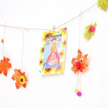 탑키드 만들기 가을 이야기 가랜드 (5set), 단품
