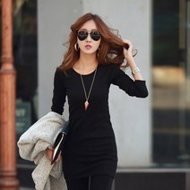 여자 데일리 라인 예쁜 면 베이직 심플 미니 원피스 겨울 여름 트위드 쉬폰 나시 반팔