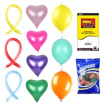 벌룬 꼬리 풍선 10+1 네오텍스 행사 운동회 이벤트 파티용품 생일 돌잔치 브라이더샤워 프로포즈 가게 오픈 축하 깜짝, 네오 12인치펄에메랄드그린
