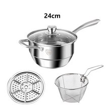 다기능 국수냄비 튀김냄비 찌개냄비 찜솥, 24cm