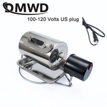 가정용 로스터기 로스팅기계 커피볶는기계 커피로스팅기계 DMWD 110V/220V 커피 콩 로스터 스테인레스 스틸, 01 110Volts no holes_02 EU