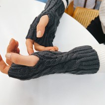 pkpj 데일리 니트 꽈배기 팔토시 핸드워머 5color