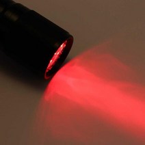 미니 손전등 TOPCOM-포켓 미니 9 LED 레드 라이트 RedSight 625nm 손전등 토치 천문학 스타 맵 나이트 비전, 01 Red_01 No Battery