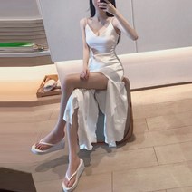 흰원피스 뷔에스트 드레스 엄마돌 스몰웨딩 44사이즈 원피스