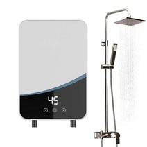 휴대용 히터 전기 온수기 5500w 인스턴트 220v 110v 홈 지능형 항온 및 급속 가열 소형 샤워 목욕 기계, 3500w-us, 3500W-US