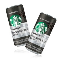 스타벅스 파이크플레이스 로스트블랙 200ml x 6캔 캔커피 음료수
