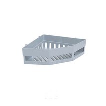 3 색 흡입 컵 코너 샤워 선반 욕실 샴푸 샤워 선반 홀더 주방 스토리지 랙 주최자 dropshipping, 밝은 회색