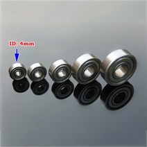 스틸 베어링 내경 4mm/ 10mm 수입 NMB 깊은 홈 볼 모터/장난감 자동차용, 03 6mm