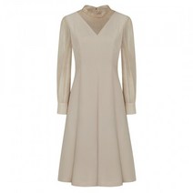 KL 레이스 블록 플레어 원피스 KW0PMAO2O0