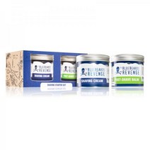 The 블루비어드s Revenge Shaving Starter 세트 키트 - 크림 150 ml + Post-Shave 밤 수딩 보습 애프터쉐이브, Shaving Kit