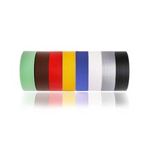 행사용품 컬러 무광 면테이프 50mm 1pcs 다용도 갑판, 흑색
