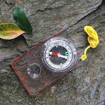 여행용 다기능 확대경 야광 나침반 백패킹 산행도구 아웃도어 독도법 코스찾기 라이딩 조난예방 등산, 길잡이 다기능 나침반 10x6cm 캠