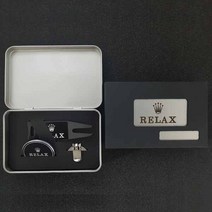 골프 제작 볼마커 자석클립 블랙보수기 실버철캔포장 세트 기업체 단체 홍보용, 40mm, 각인없음, 40mm_레이져각인(ex간단문구 이니셜 등)