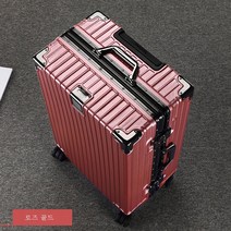 ZZJJC 알루미늄 프레임 캐리어 여성용 암호함 대용량 초대형 휠 캐리어 여행가방 남