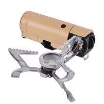 BRS-99 접이식 소형 미니 버너 스토브 백패킹 등산 그리들, 브라운