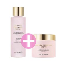시크릿뮤즈 오로라 에센셜 크림 15ml+세럼 150ml