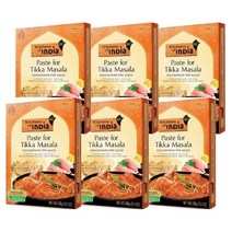 키친오브인디아 티카 마살라 카레 소스, 100g, 6개