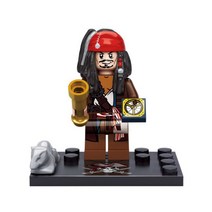 캐리비안의 해적 중세 영국 해군 상어 미니 피규어 블럭, 11.캡틴 잭