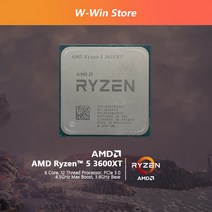 AMD Ryzen 5 3600XT 3.8 GHz 6 코어 12 스레드 CPU 프로세서 7, 한개옵션0