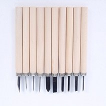 우드카빙키트 접목도 조각도 10pcs 고 탄소강 돌 조각 칼 조각 칼 조각 돌 끌 나무 조각 도구 세트, 1-10개