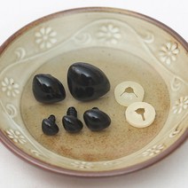 [대량구매]민자삼각코(인형코)(100개), 20mm